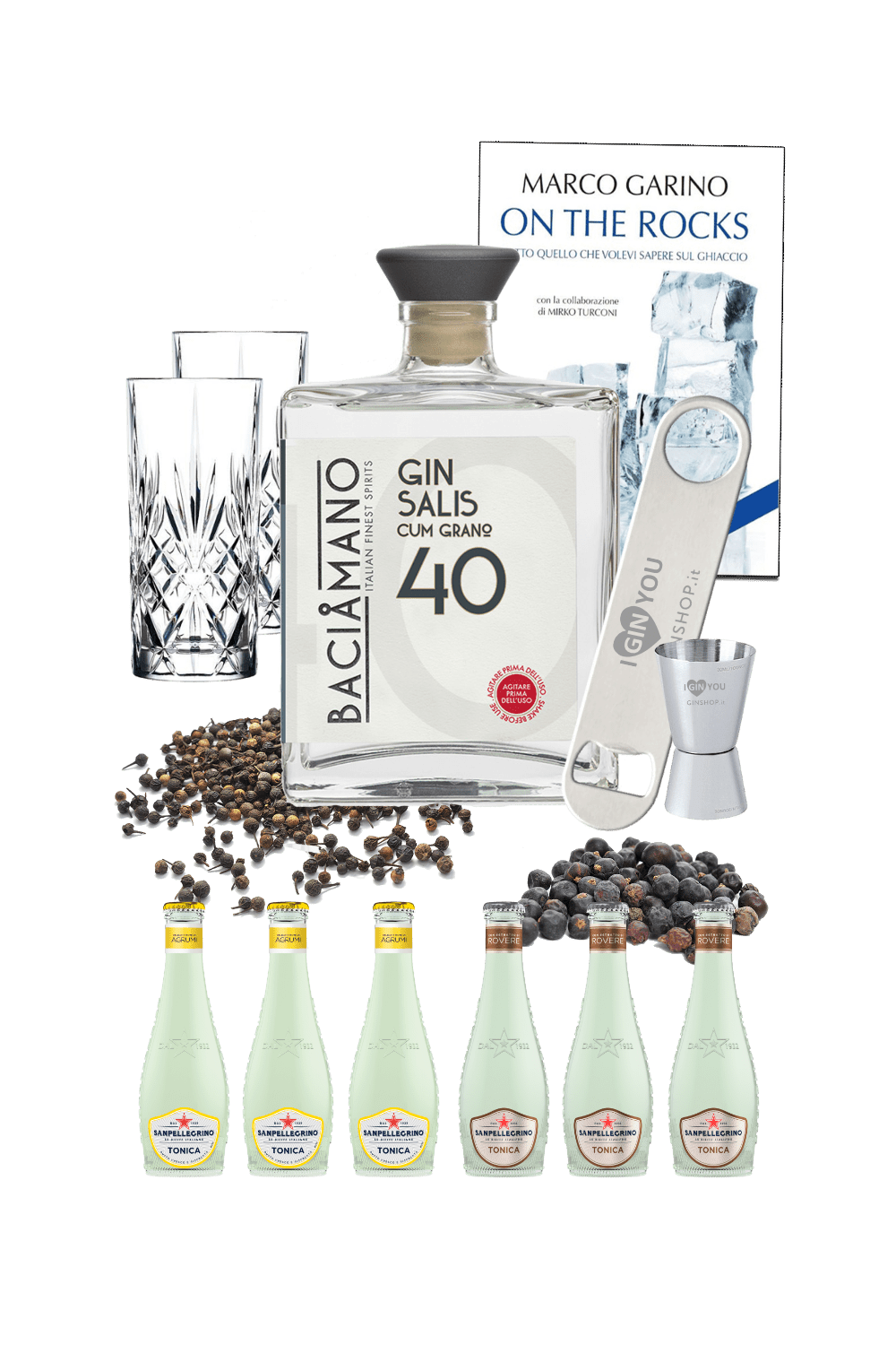 Baciamano Gin (cum grano) Salis – Gin Genie