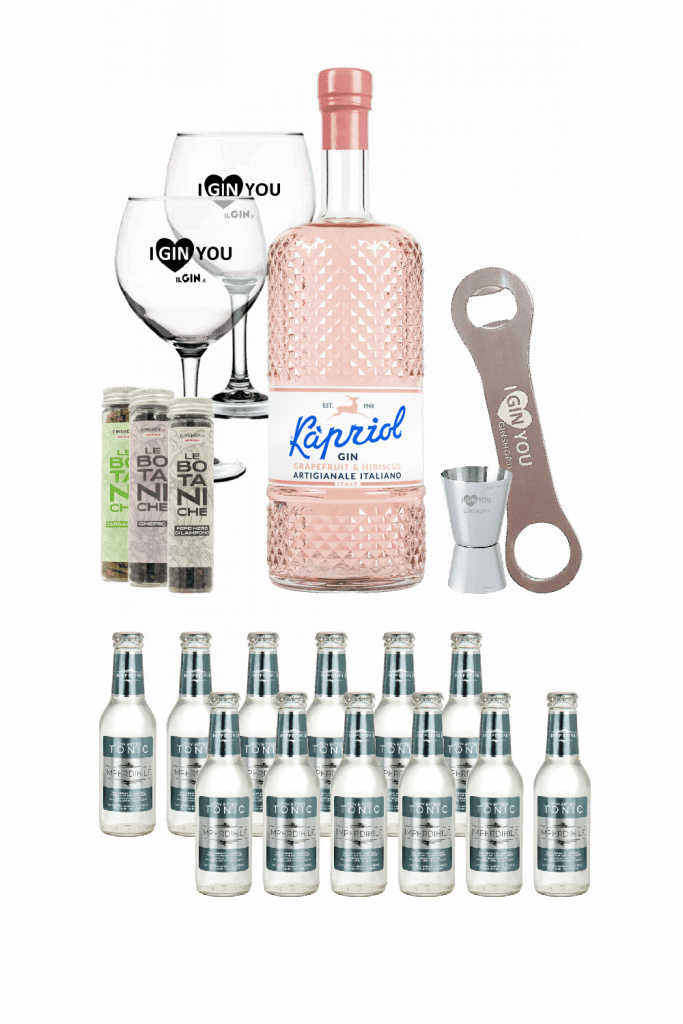 Kapriol Gin Pink Grapefruit and Hibiscus Perfect Serve